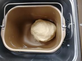 揉好的面团进行一发。