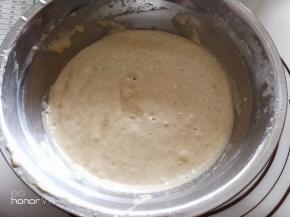 切拌均匀的面糊。