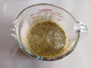 搅拌好的面糊。