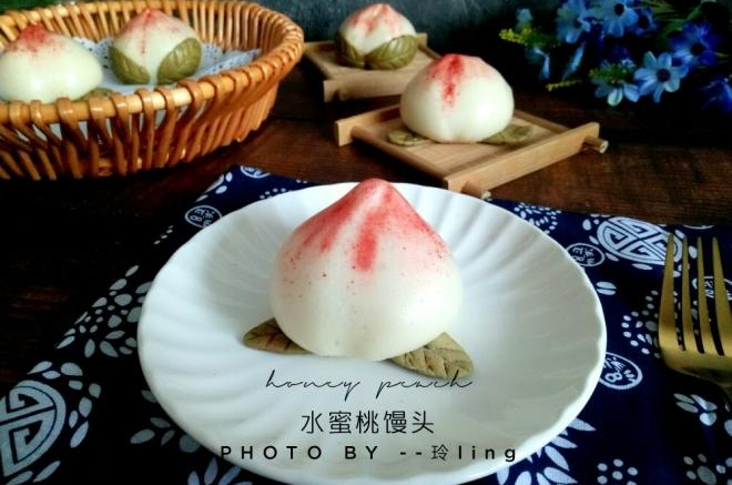 水蜜桃（寿桃）馒头