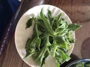 准备摆盘。