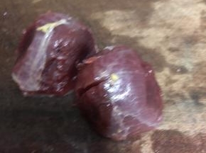 去掉筋膜后的鸡胗