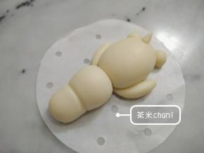 接着后腿和尾巴。