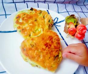 菠菜面饼就做好了 特别香