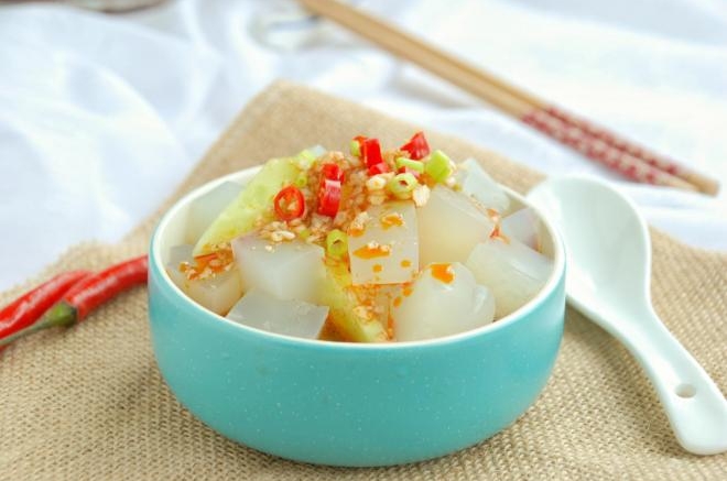酸辣绿豆凉粉