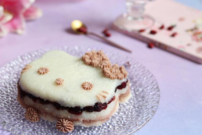 豆沙蔓越莓糯米糕 酸甜软糯“好米道”