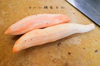 将番薯洗净去皮