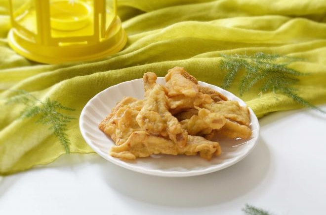 不可思议的菜：脆炸平菇