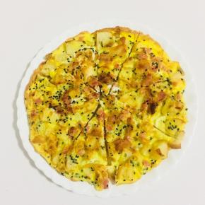 切成小块儿即可食用啦，像不像披萨啊？