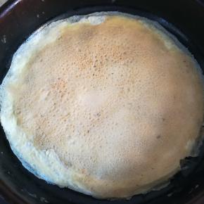 煎成二面金黄色