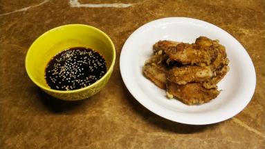鸡翅、酱汁完成