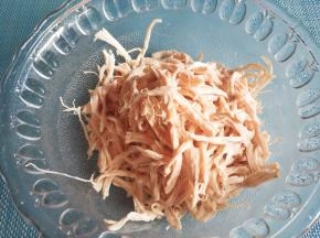 鸡胸肉撕细条