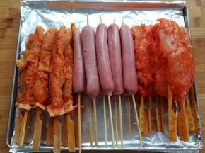 这是今天烧烤的食材