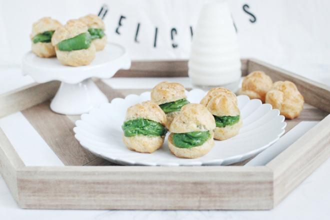 冰淇淋口感的卡士达奶油泡芙