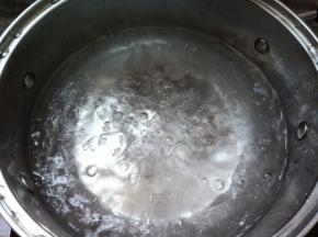 烧一锅开水。