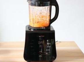 一个程序结束后，继续重复步骤3操作一次，胡萝卜就可以打成泥了；