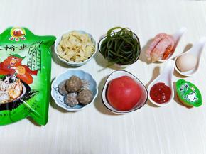 准备食材，其实配菜完全可以根据个人喜欢任意搭配。