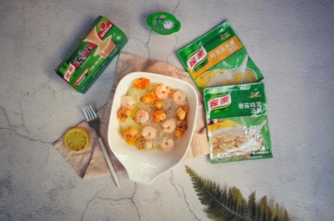 海鲜娃娃粉丝汤