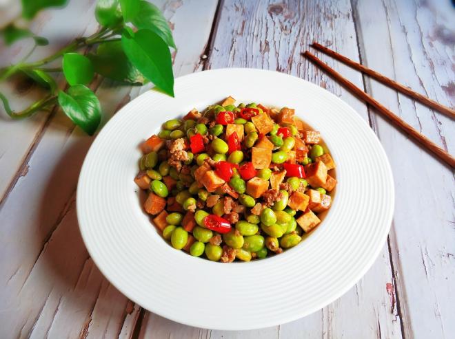 肉沫毛豆炒香干