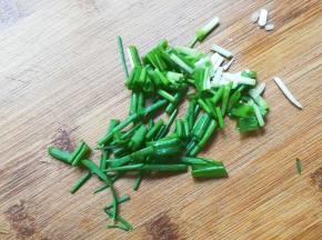 小葱切碎