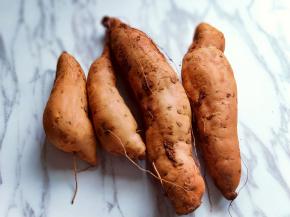 这次买的红薯特别好，新鲜。