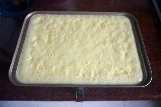 二次发酵约40分钟，发酵至满模。烤箱上下火200度预热。