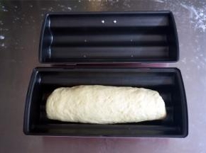 将开口朝下摆放入模具中，盖上模具盖子。