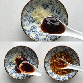 酱汁：1汤匙蚝油+半汤匙生抽+小半汤匙白糖+少许生粉（一丢丢）+3汤匙清水搅拌均匀备用