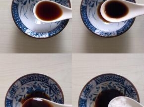 调酱汁：1汤匙生抽+1汤匙醋+1汤匙蚝油+小半汤匙白糖搅拌均匀备用
