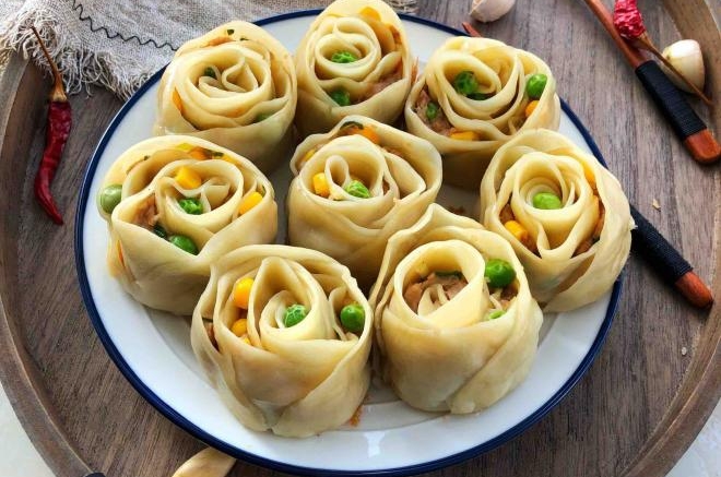 玫瑰锅贴