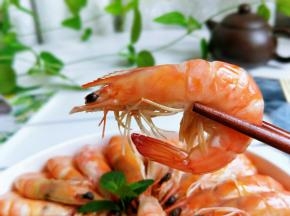 我要开动了，原汁原味的基围虾！