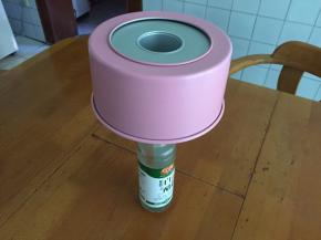 倒扣待凉以后脱模