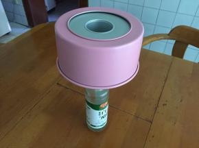 倒扣待凉以后脱模