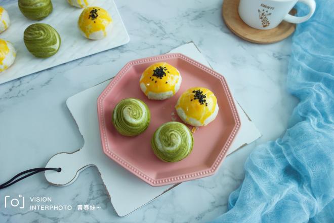 抹茶蛋黄酥