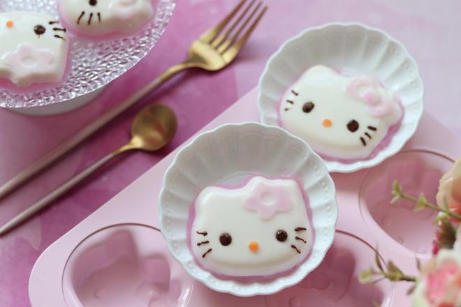 粉色系kitty奶冻，萌化你的少女心