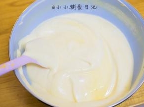 全部面糊倒入混合均匀