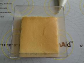 先放一块蛋糕打底