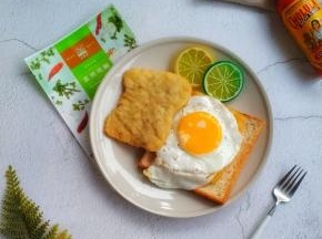 太阳蛋版本，用的全麦片包