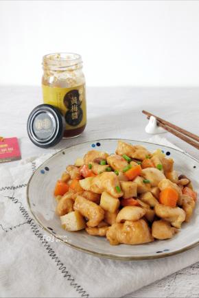 杏鲍菇炒鸡胸肉