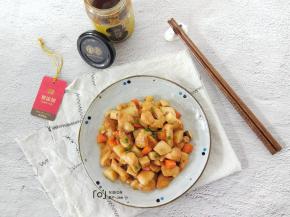 杏鲍菇炒鸡胸肉