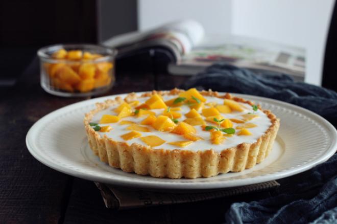 酸甜好滋味的芒果酸奶挞