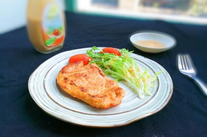 法式沙拉锅煎香甜鸡脯