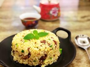 美味的松茸牛肉炒饭出炉啦！