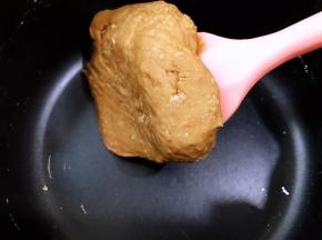 搅拌成团