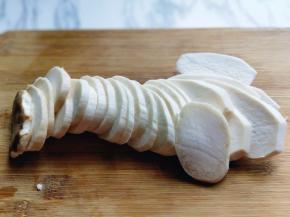 再切片，不要切的太薄。