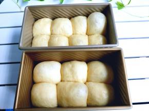 发酵好的面包胚。