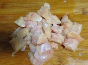 然后切条，再切成块