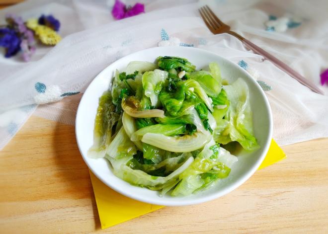 猪油蒜泥炒生菜