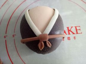 如图中这样做成腰带