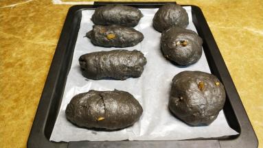 擀开卷起或整成圆状